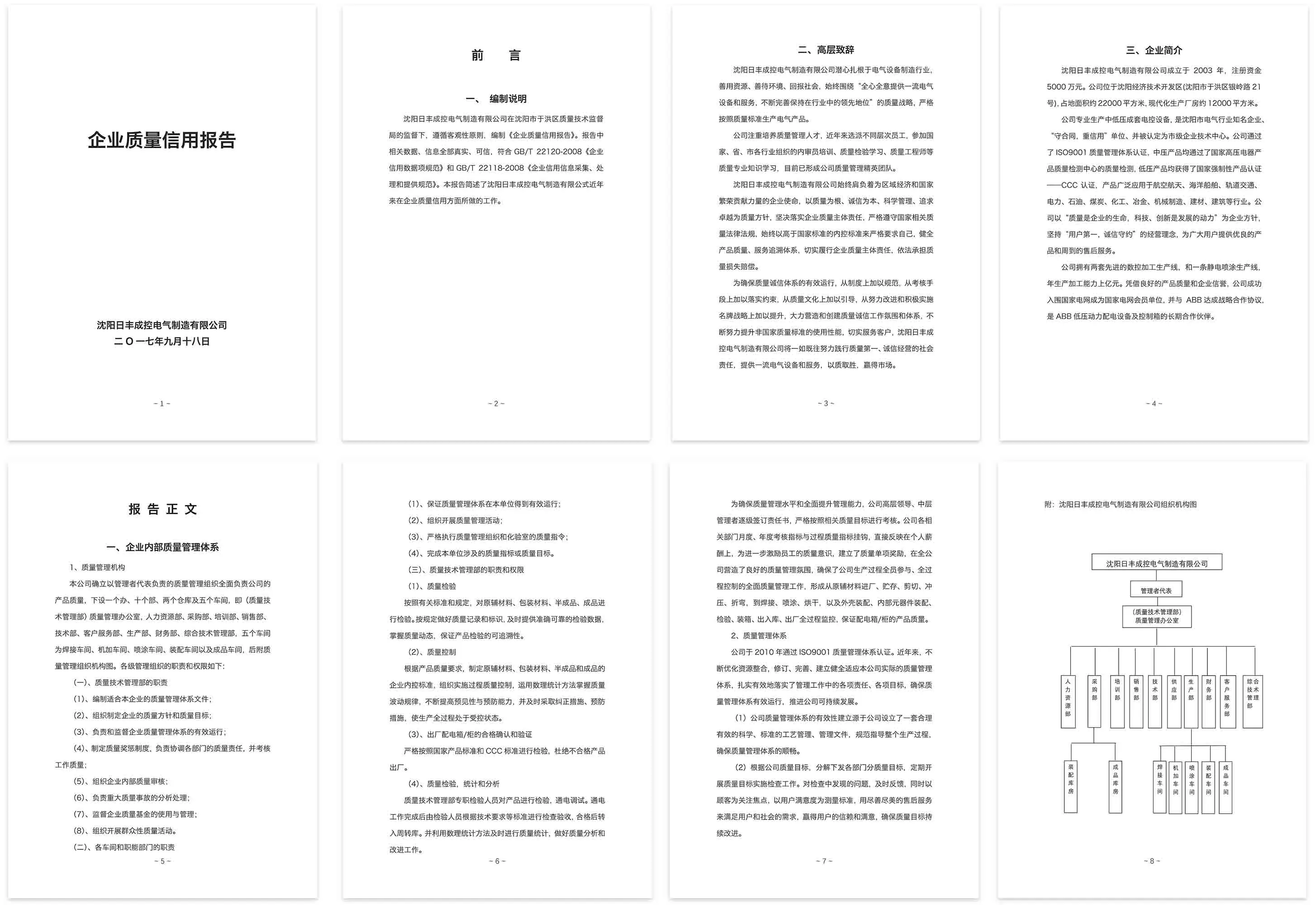 企业质量信用报告第1页
